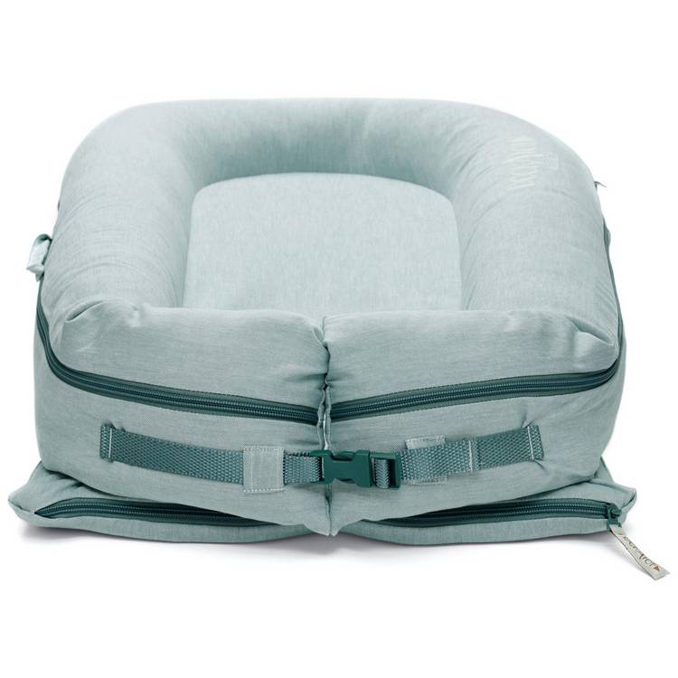 DockATot Dock Marine Chambray baby lounger, imported from the UK