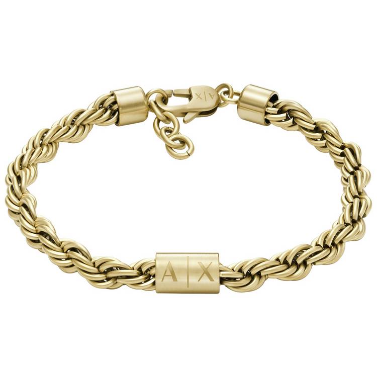 Armani Exchange gold plated chain bracelet (British brand)