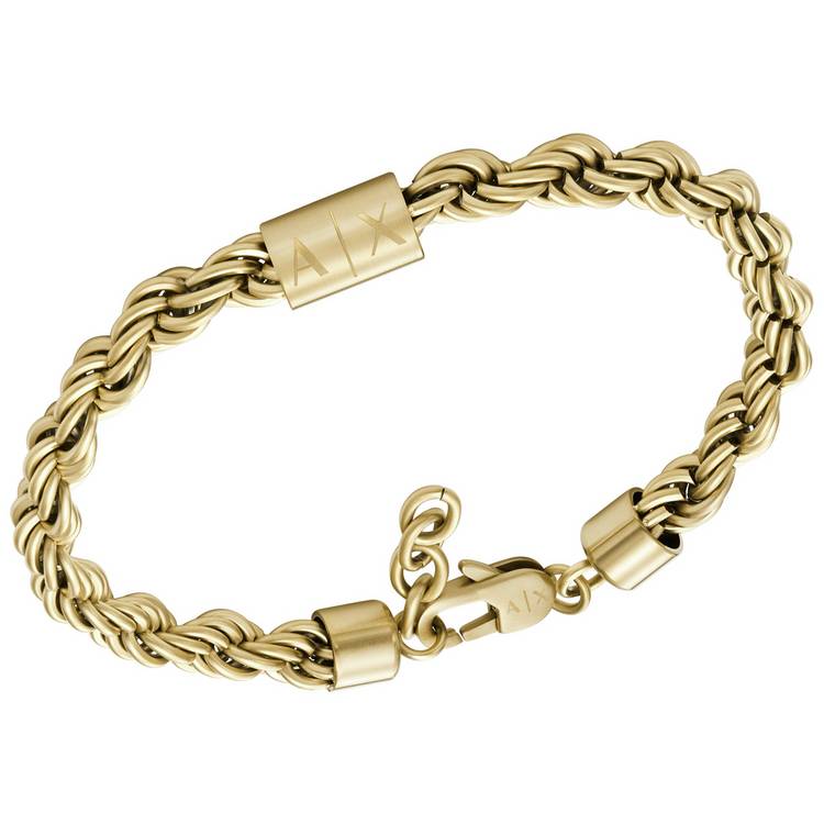 Armani Exchange gold plated chain bracelet (British brand)