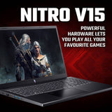 Acer Nitro V15 15.6-inch gaming laptop bundle, imported from the UK