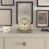 Argos Jones Clocks Islington Mantel Clock - Sage, 18cm- Buy online at McGrocer