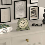 Jones Clocks mantel clock sage green - British product