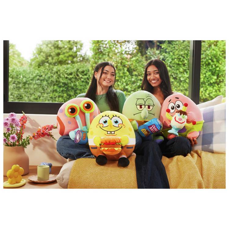 Snackles SpongeBob soft toy 35cm (British brand)