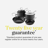 Good Food 5-piece hard anodised pan set, imported from the UK