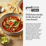 Good Food 5-piece hard anodised pan set, imported from the UK
