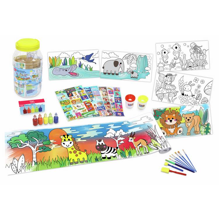 Chad Valley Junior Artist Paint Colour Draw art set, UK version