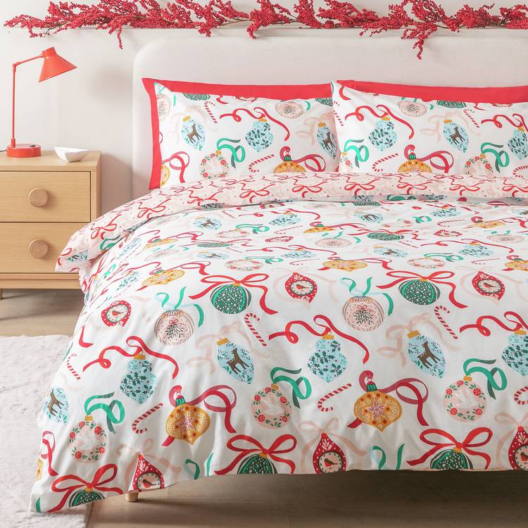 Argos Home festive bedding set single (British brand)