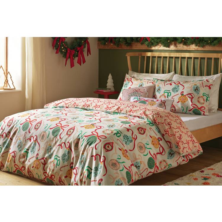 Argos Home festive bedding set single (British brand)