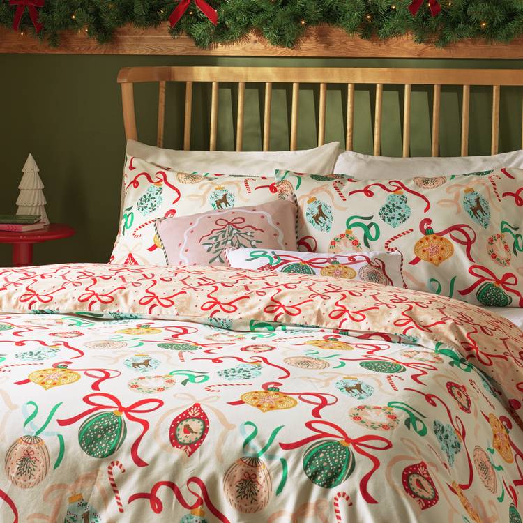 Argos Home festive bedding set single (British brand)
