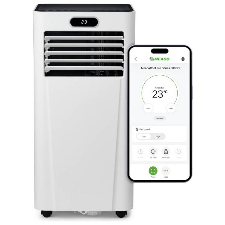 Meaco Cool MC 8000CHBTU air conditioner, imported from the UK