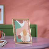 Argos Habitat Wavy Pink Metal Picture Frame - 5x7- Buy online at McGrocer