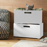 Argos Habitat Henri 2 Storage Boxes - White- Buy online at McGrocer