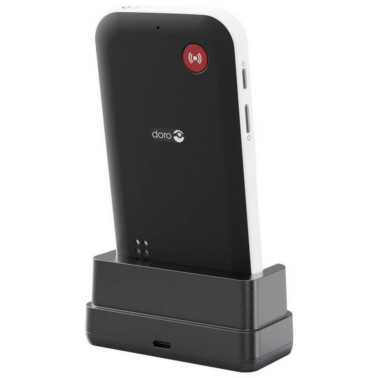 Doro Leva X10 mobile phone Black and White, UK version
