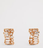 Suzanne Kalan rose gold diamond hoop earrings (British brand)