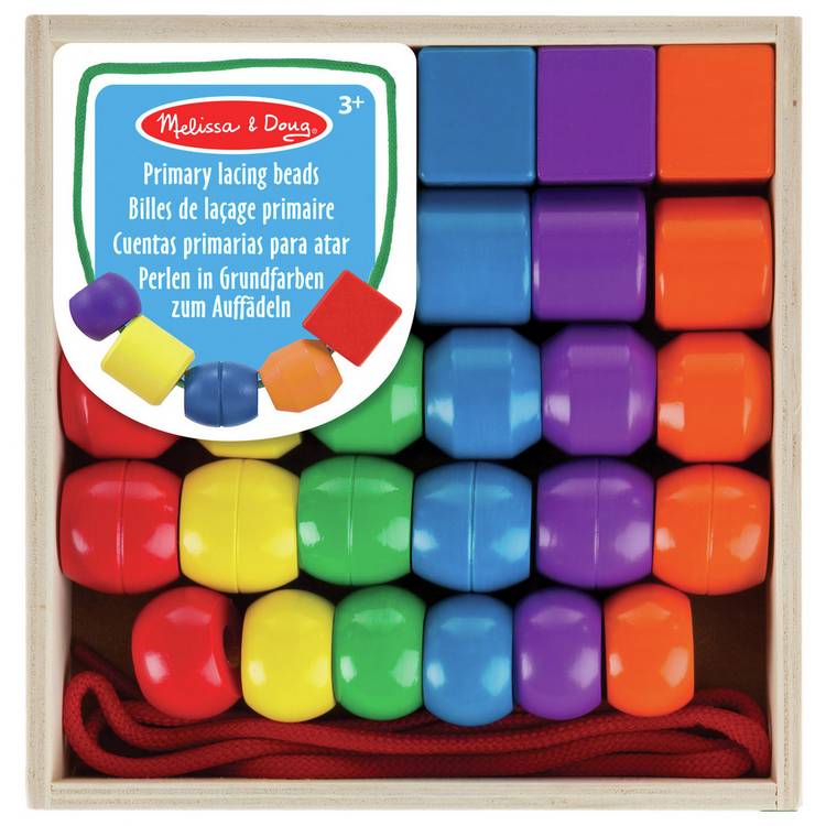 Melissa & Doug Primary Lacing Beads (British brand)