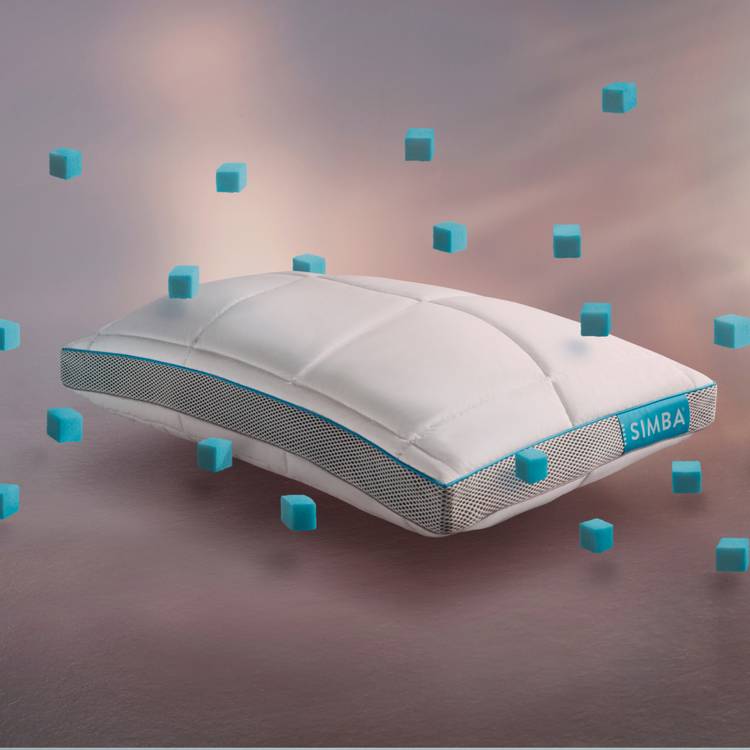 Simba hybrid pillow with adjustable foam Nanocubes, UK version