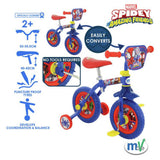 Spidey & His Amazing Friends 2-in-1 balance bike 10 inch - British product