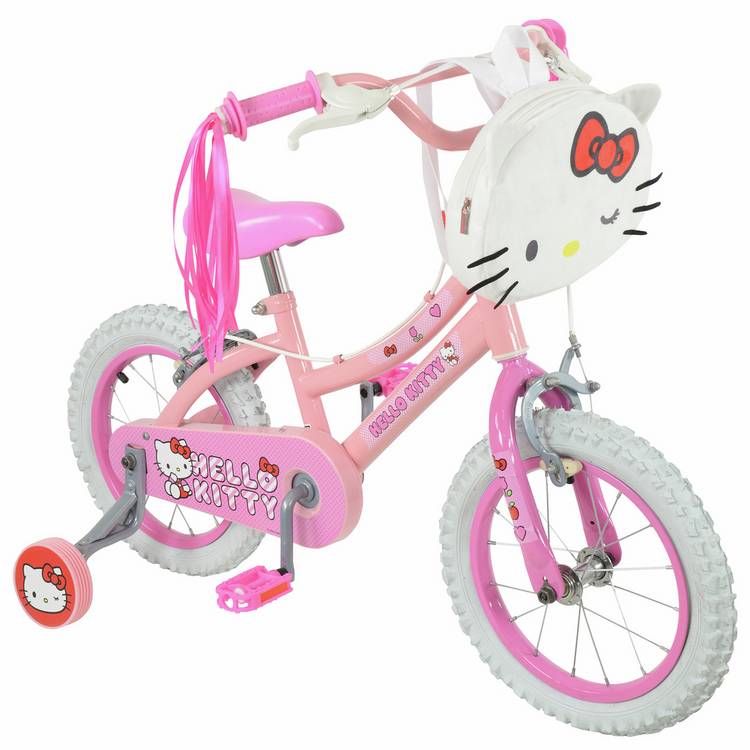 Hello Kitty kids beginner bike 14 inch wheel - British product