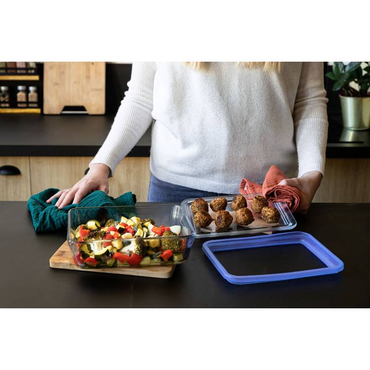 Pyrex pure glass rectangular dish 0.8L (British brand)
