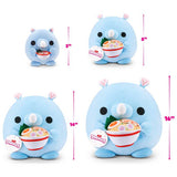 Snackles Rhino with Ramen plush toy 35cm, imported from the UK