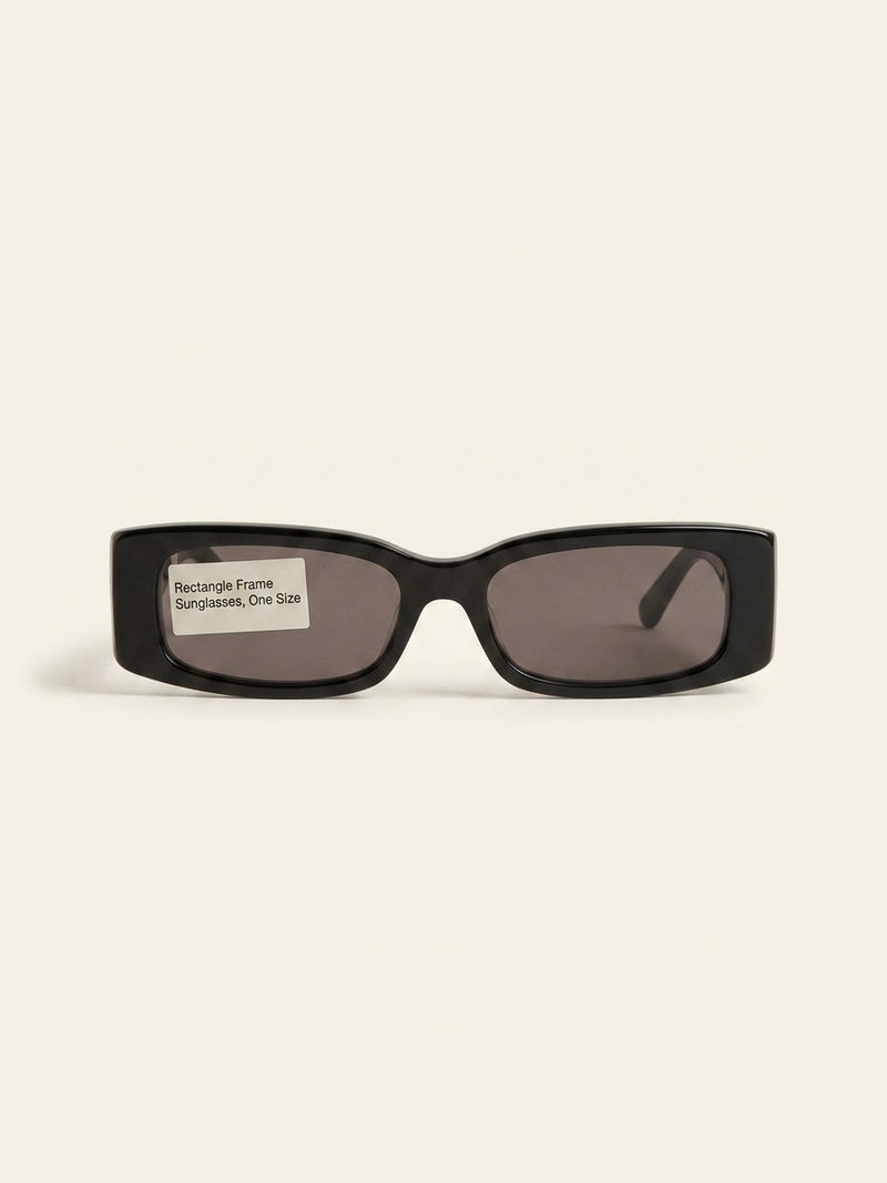 Balenciaga BB0260S rectangle-frame acetate sunglasses, imported from the UK