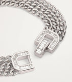 SHAY white gold diamond link bracelet (British brand)