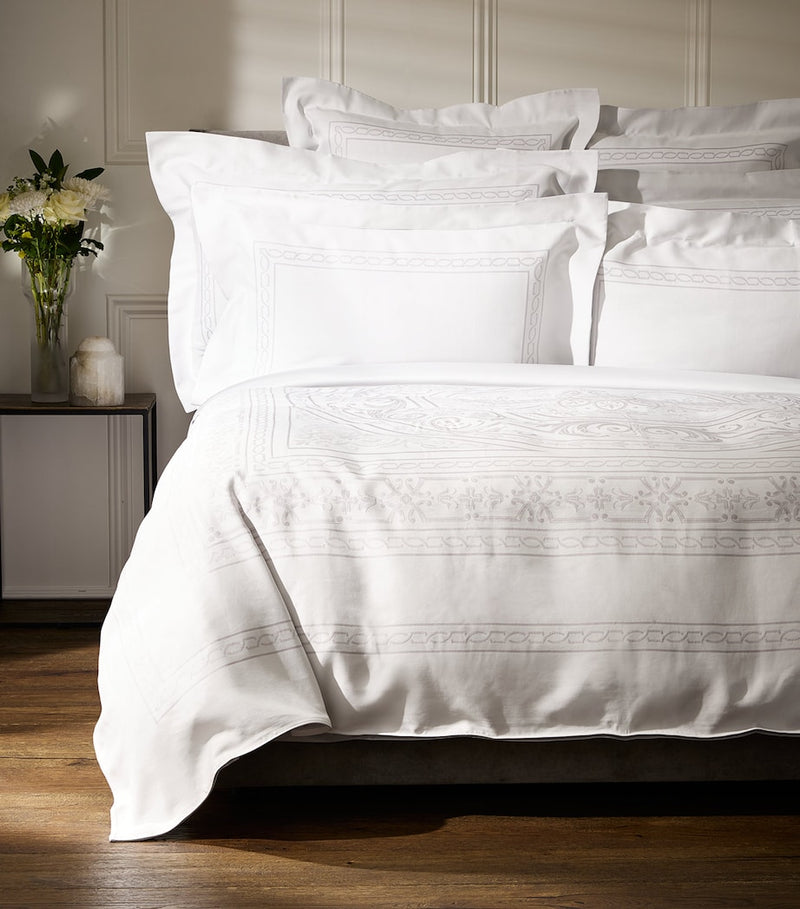 Celso de Lemos Versailles pillowcase Egyptian cotton silk (British brand)