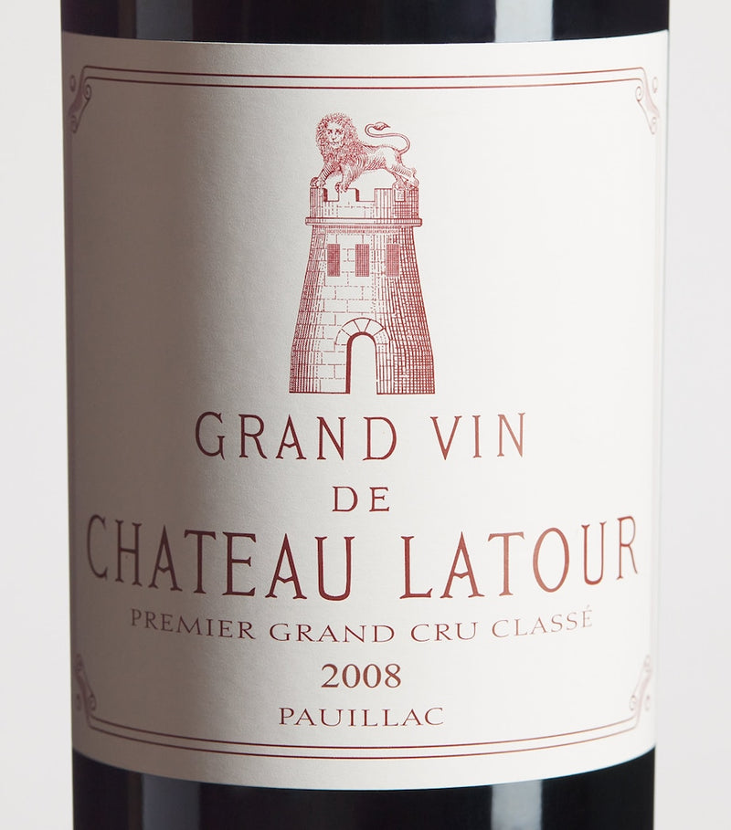Château Latour Grand Vin Red Wine 2008 75cl - British product