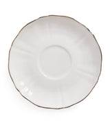 Harrods GINORI 1735 Corona Platino Porcelain Tea Saucer (15cm)- Buy online at McGrocer