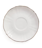 GINORI 1735 Corona Platino tea saucer 15cm, UK version