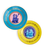 Harrods Set of Two Fine Bone China Plates with Gold Detailing, 20.6cm Diameter- Buy online at McGrocer