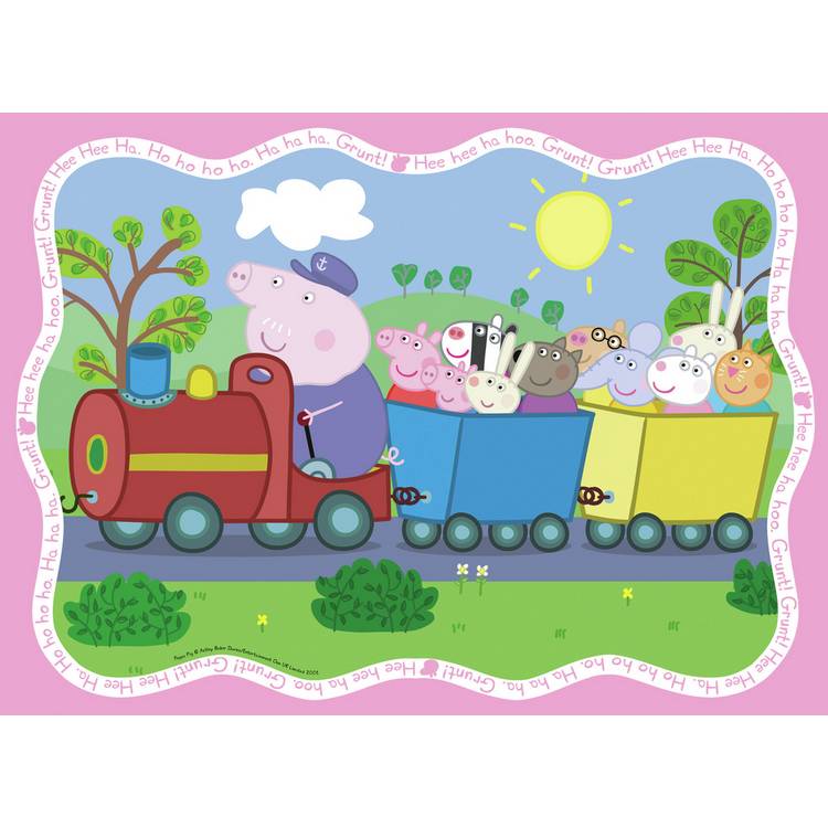 Ravensburger Peppa Pig 42 piece puzzle 4 pack - British product