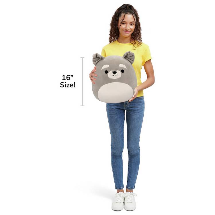 Squishmallows Shaun Schnauzer plush toy 16-inch (British brand)