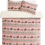 Argos Home reversible fleece Christmas bedding set single - British product