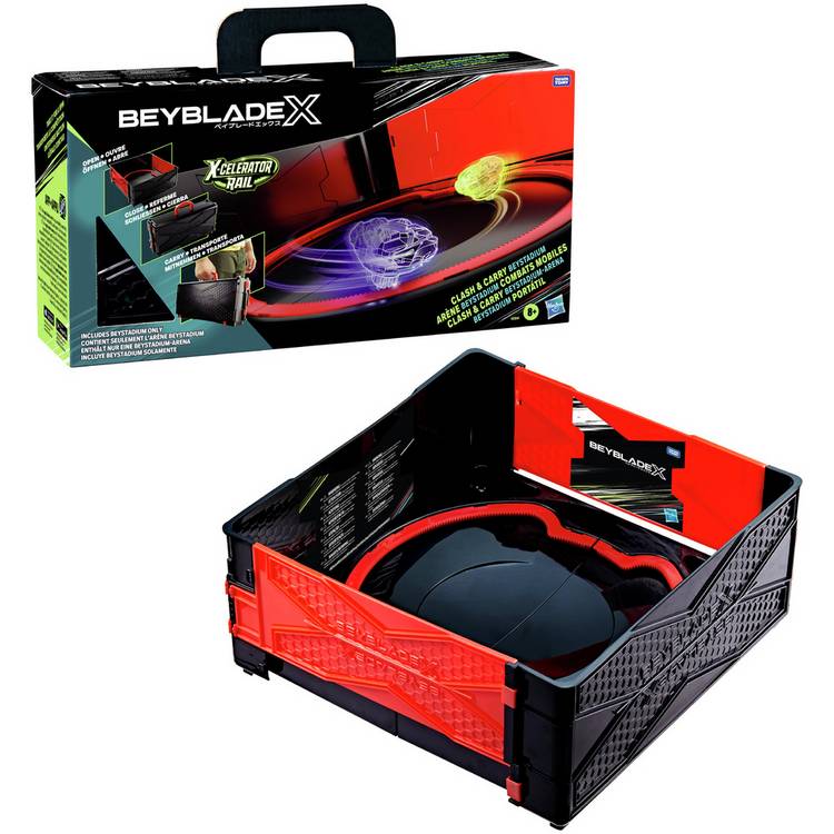Beyblade X Clash and Carry Beystadium - British product