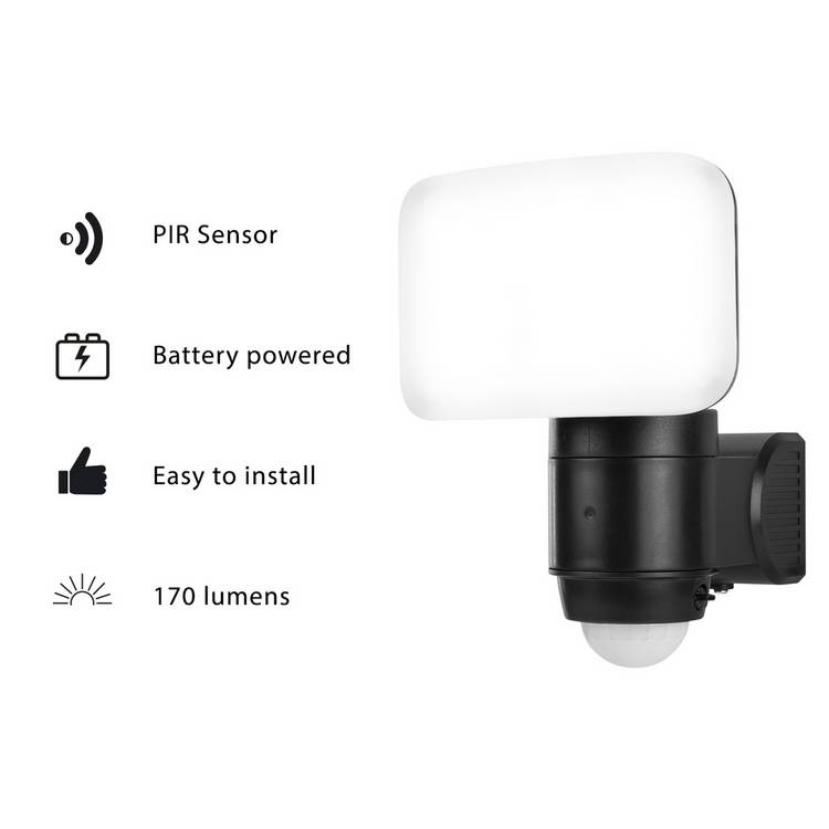 Smartwares LED Battery PIR Light 5W, UK version