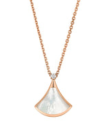 Harrods Bvlgari Divas' Dream Rose Gold and Mother-of-Pearl Necklace- Buy online at McGrocer