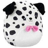 Squishmallows Dustin white Dalmatian plush toy 12 inch, imported from the UK