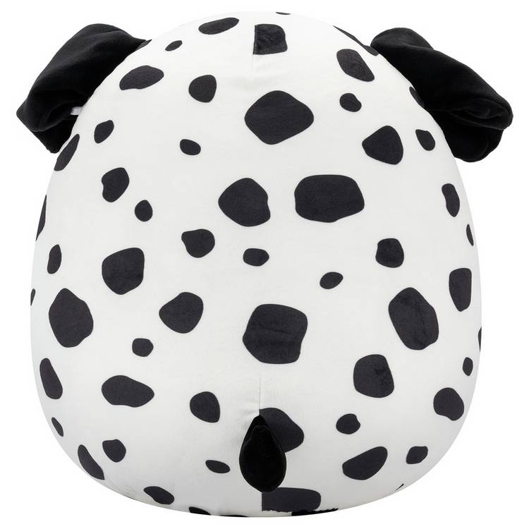 Squishmallows Dustin white Dalmatian plush toy 12 inch, imported from the UK