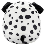 Squishmallows Dustin white Dalmatian plush toy 12 inch, imported from the UK
