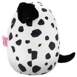 Squishmallows Dustin white Dalmatian plush toy 12 inch, imported from the UK