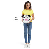 Squishmallows Dustin white Dalmatian plush toy 12 inch, imported from the UK