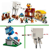 LEGO Minecraft Ghast Balloon Village Attack 555-piece set - British product