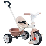 Smoby 2-in-1 tricycle ride-on beige with parent handle (British brand)