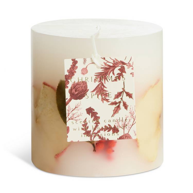 Argos Home Christmas Spice inclusion candle 10.2cm, imported from the UK