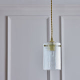 Argos Home ribbed glass lampshade 10cm, UK version