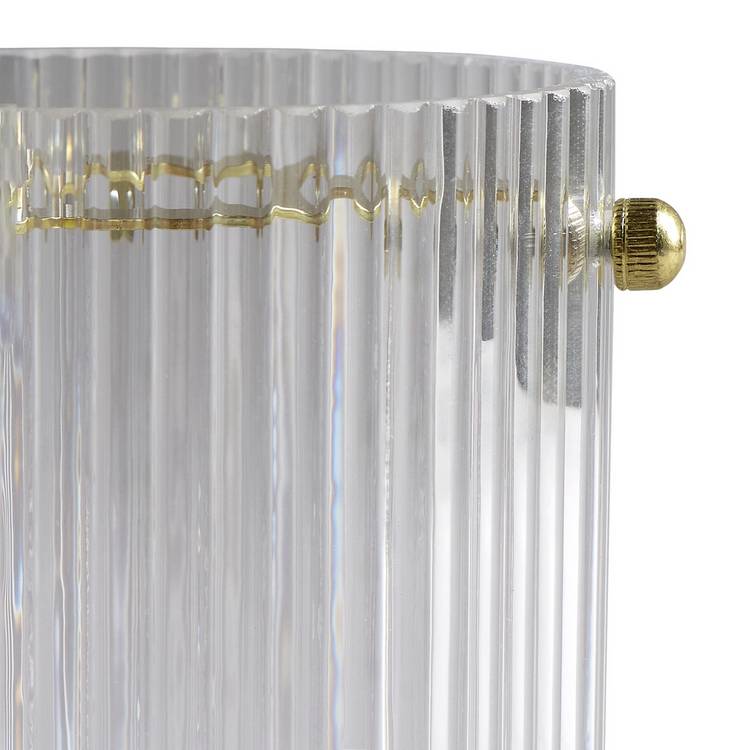 Argos Home ribbed glass lampshade 10cm, UK version