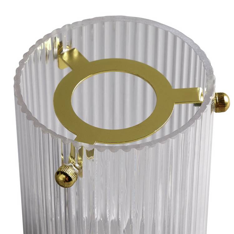 Argos Home ribbed glass lampshade 10cm, UK version