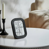 Argos Habitat Black Ribbed Wooden Picture Frame - 4x6- Buy online at McGrocer