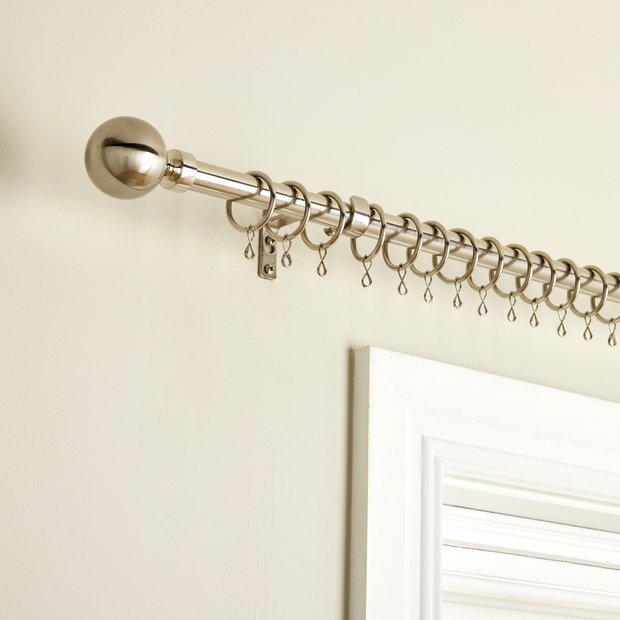 Argos Home steel bay window pole 400cm, imported from the UK